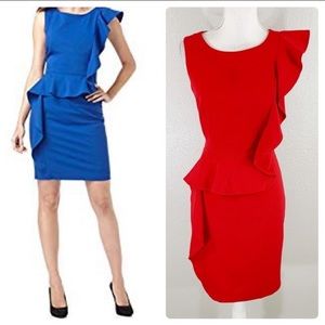 Red Calvin Klein dress